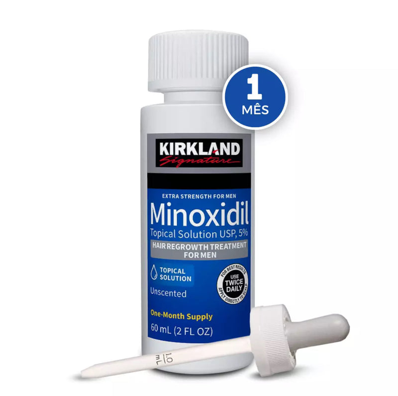 MINOXIDIL KIRKLAND 5% ORIGINAL - 1 Frasco de 60ml